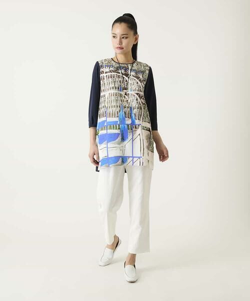 HIROKO BIS / ヒロコビス ショート・ハーフ・半端丈パンツ | ボディシェルテーパードイージーパンツ | 詳細11