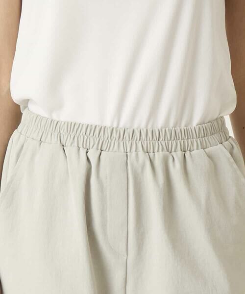 HIROKO BIS / ヒロコビス ショート・ハーフ・半端丈パンツ | ボディシェルテーパードイージーパンツ | 詳細3
