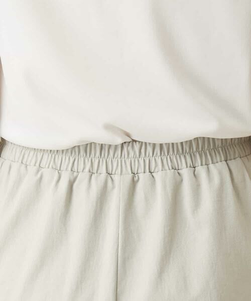 HIROKO BIS / ヒロコビス ショート・ハーフ・半端丈パンツ | ボディシェルテーパードイージーパンツ | 詳細4
