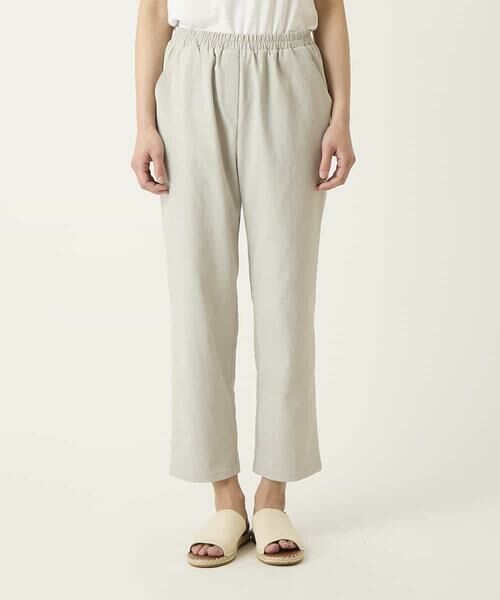HIROKO BIS / ヒロコビス ショート・ハーフ・半端丈パンツ | ボディシェルテーパードイージーパンツ | 詳細8