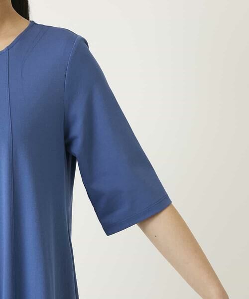 HIROKO BIS / ヒロコビス ロング・マキシ丈ワンピース | 切り替えフレアジャージーワンピース | 詳細17