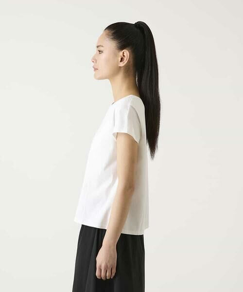 HIROKO BIS / ヒロコビス カットソー | フレンチスリーブコットンカットソー | 詳細1
