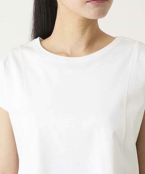 HIROKO BIS / ヒロコビス カットソー | フレンチスリーブコットンカットソー | 詳細3