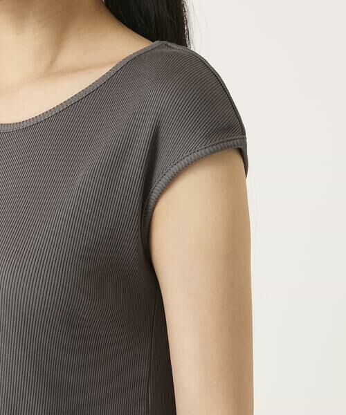 HIROKO BIS / ヒロコビス カットソー | キャップスリーブデザインカットソー | 詳細5
