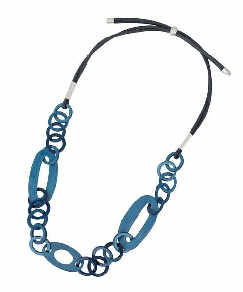 HIROKO BIS / ヒロコビス ネックレス・ペンダント・チョーカー | マーブルリングネックレス（ブルー）