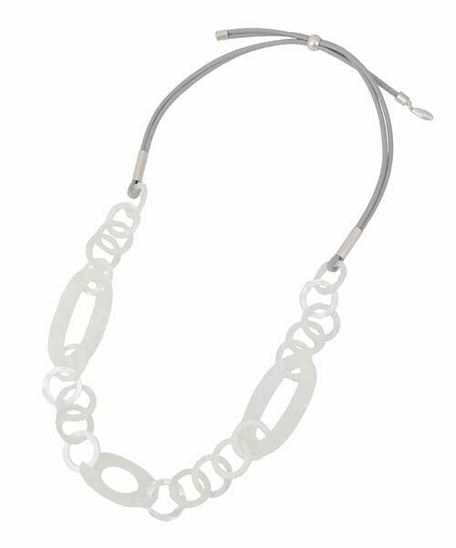 HIROKO BIS / ヒロコビス ネックレス・ペンダント・チョーカー | マーブルリングネックレス（ホワイト）