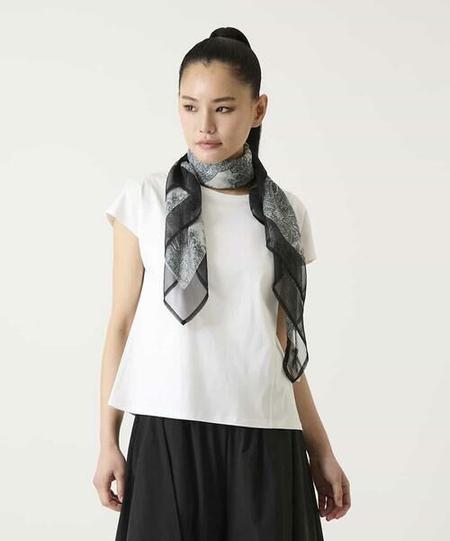 HIROKO BIS / ヒロコビス マフラー・ショール・スヌード・ストール | マルチウェイスカーフ柄プリントストール | 詳細12