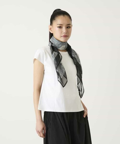 HIROKO BIS / ヒロコビス マフラー・ショール・スヌード・ストール | マルチウェイスカーフ柄プリントストール | 詳細13