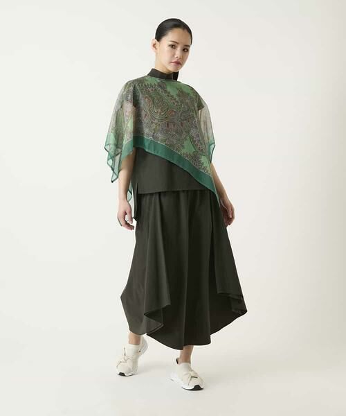 HIROKO BIS / ヒロコビス マフラー・ショール・スヌード・ストール | マルチウェイスカーフ柄プリントストール | 詳細15