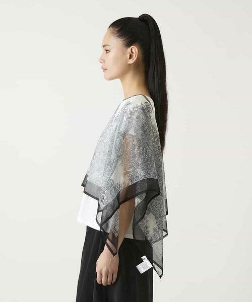 HIROKO BIS / ヒロコビス マフラー・ショール・スヌード・ストール | マルチウェイスカーフ柄プリントストール | 詳細2