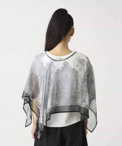 HIROKO BIS / ヒロコビス マフラー・ショール・スヌード・ストール | マルチウェイスカーフ柄プリントストール | 詳細3