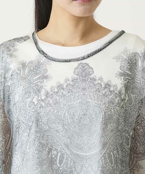 HIROKO BIS / ヒロコビス マフラー・ショール・スヌード・ストール | マルチウェイスカーフ柄プリントストール | 詳細4