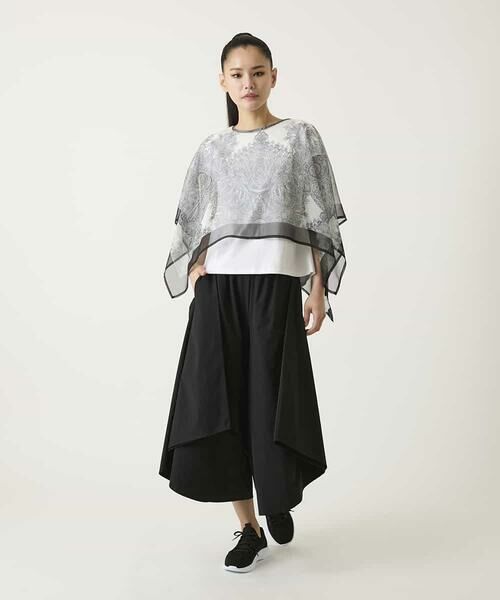 HIROKO BIS / ヒロコビス マフラー・ショール・スヌード・ストール | マルチウェイスカーフ柄プリントストール | 詳細8