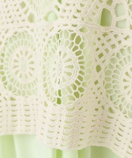 HIROKO BIS / ヒロコビス ベスト | ケミカルレースジレ /洗える | 詳細7