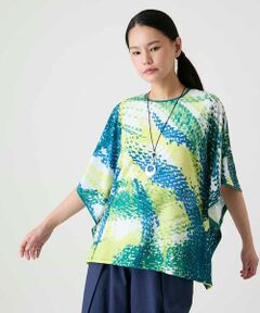 HIROKO BIS / ヒロコビス カットソー | ポンチョ風カットソープルオーバー