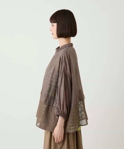 HIROKO BIS / ヒロコビス その他アウター | メッシュアクセントジップアップブルゾン | 詳細2