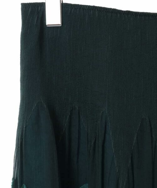 HIROKO BIS GRANDE / ヒロコビス グランデ ロング・マキシ丈スカート | フラワーカットジャカードスカート | 詳細2