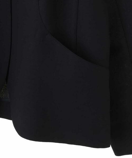 HIROKO BIS GRANDE / ヒロコビス グランデ ノーカラージャケット | Ｖ開きノーカラーデザインジャケット | 詳細5