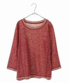 HIROKO BIS GRANDE / ヒロコビス グランデ ニット・セーター | 【洗える】プレーティングプルオーバーカットソー