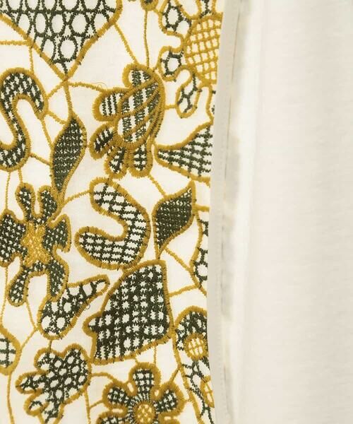 HIROKO BIS GRANDE / ヒロコビス グランデ チュニック | 【洗える】チュール幾何刺繍デザインチュニック | 詳細5
