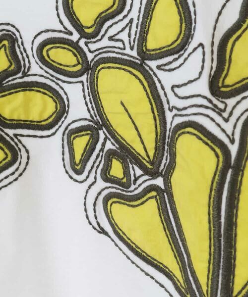 HIROKO BIS GRANDE / ヒロコビス グランデ カットソー | 【洗える】フラワーカットワーク刺繍カットソー | 詳細3