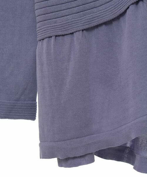 HIROKO BIS GRANDE / ヒロコビス グランデ ニット・セーター | 【洗える】メロウリブデザインプルオーバー | 詳細5
