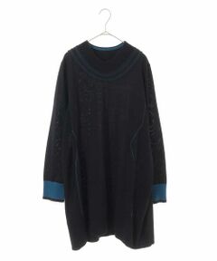 HIROKO BIS GRANDE / ヒロコビス グランデ チュニック | デザイン配色ニットチュニック
