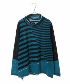 HIROKO BIS GRANDE / ヒロコビス グランデ ニット・セーター | 【洗える】ウォッシャブルウールボーダープルオーバー