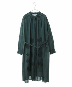 HIROKO BIS GRANDE / ヒロコビス グランデ ロング・マキシ丈ワンピース | 【洗濯機で洗える】ステッチコラージュワンピース