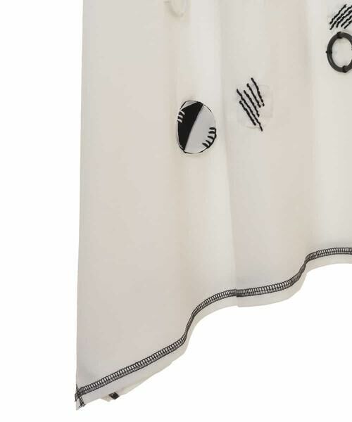 HIROKO BIS GRANDE / ヒロコビス グランデ チュニック | 【洗える】コットンベアパッチワーク刺繍チュニック | 詳細4