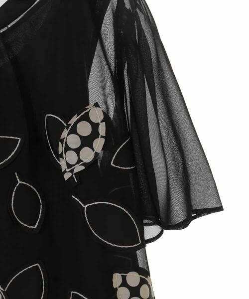 HIROKO BIS GRANDE / ヒロコビス グランデ シャツ・ブラウス | 【洗える】パッチワーク刺繍フレアプルオーバー | 詳細3