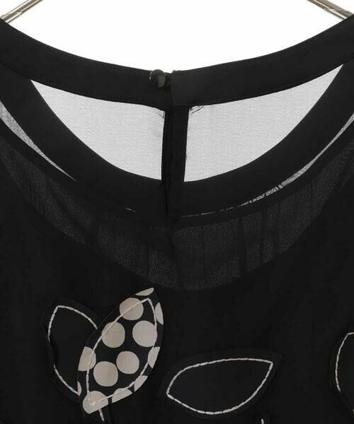HIROKO BIS GRANDE / ヒロコビス グランデ シャツ・ブラウス | 【洗える】パッチワーク刺繍フレアプルオーバー | 詳細5