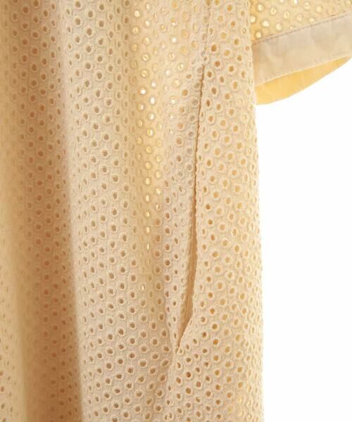 HIROKO BIS GRANDE / ヒロコビス グランデ ロング・マキシ丈ワンピース | 【洗える】アイレット刺繍コットンワンピース | 詳細5