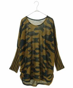 HIROKO BIS GRANDE / ヒロコビス グランデ ニット・セーター | ジオメトリックジャカードニットプルオーバー