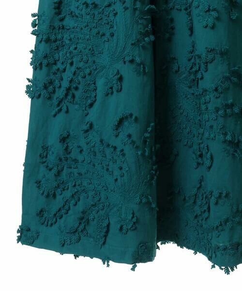HIROKO BIS GRANDE / ヒロコビス グランデ ロング・マキシ丈スカート | 【洗える】立体刺繍フレアスカート | 詳細5