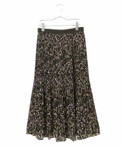 HIROKO BIS GRANDE / ヒロコビス グランデ ロング・マキシ丈スカート | 【洗える】カモフラプリントスカート