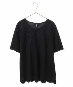 HIROKO BIS GRANDE / ヒロコビス グランデ カットソー | 【洗える】アイレットレースカットソー