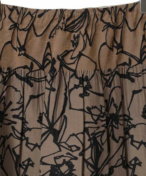 HIROKO BIS GRANDE / ヒロコビス グランデ ロング・マキシ丈スカート | フラワーアートフレアスカート | 詳細2