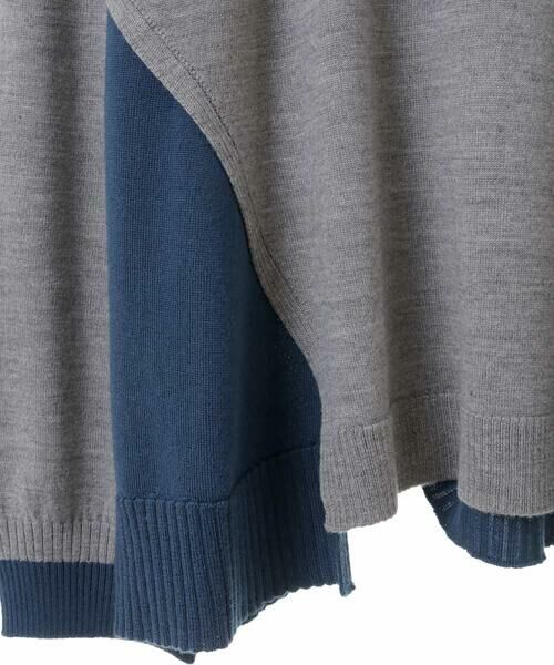 HIROKO BIS GRANDE / ヒロコビス グランデ ニット・セーター | 配色ウールニットプルオーバー | 詳細5