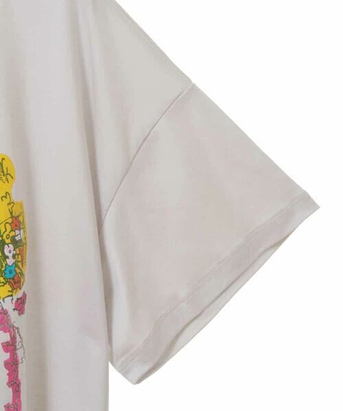 HIROKO BIS GRANDE / ヒロコビス グランデ チュニック | 【洗える】パラリンアートチュニックTシャツ（Floris） | 詳細3