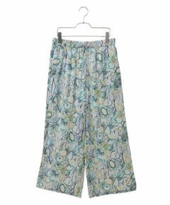 HIROKO BIS GRANDE / ヒロコビス グランデ その他パンツ | 【洗濯機で洗える】アートプリントフレアパンツ