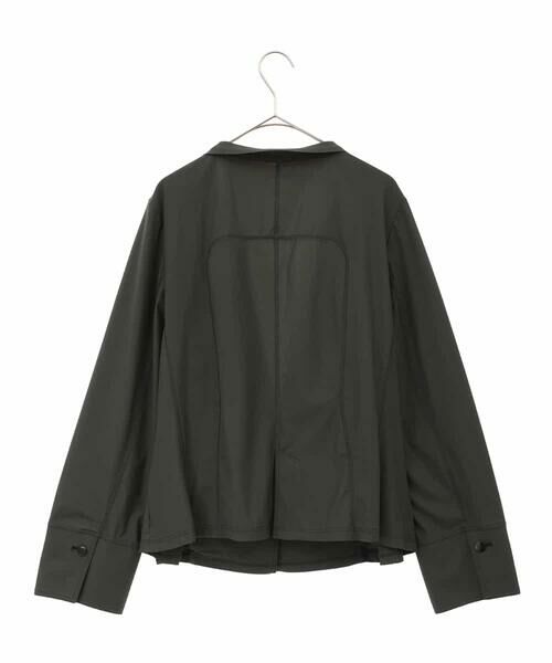 HIROKO BIS GRANDE / ヒロコビス グランデ テーラードジャケット | 【洗える】トリコットショートジャケット | 詳細1