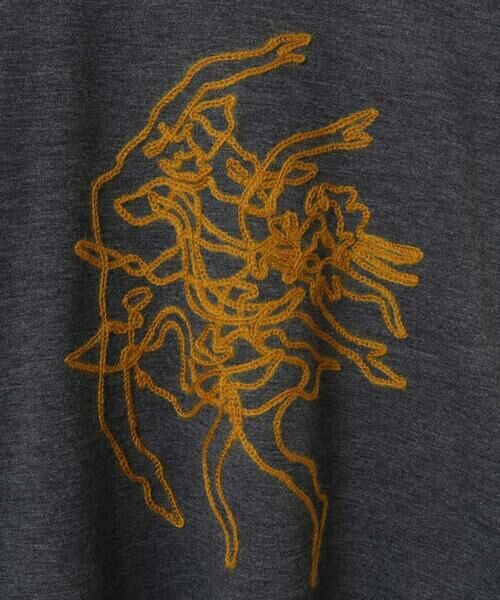 HIROKO BIS GRANDE / ヒロコビス グランデ カットソー | 【洗える】モヘヤ刺繍デザインプルオーバー | 詳細13