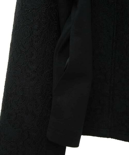 HIROKO BIS GRANDE / ヒロコビス グランデ レザーブルゾン・ジャケット | 【洗える】レースボンディングライダース風ジャケット | 詳細21