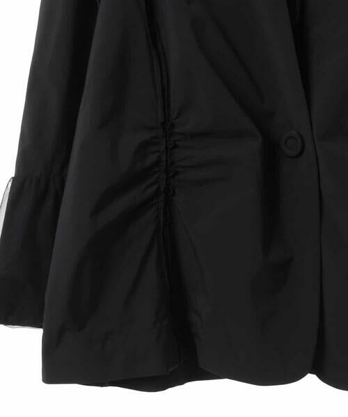 HIROKO BIS GRANDE / ヒロコビス グランデ ノーカラージャケット | 【大きいサイズ】ジョイントチュールコンパクトジャケット /洗える | 詳細9