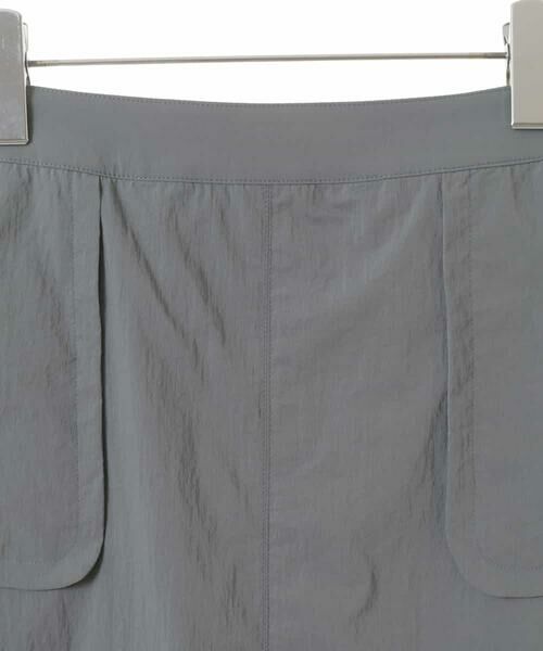 HIROKO BIS GRANDE / ヒロコビス グランデ ロング・マキシ丈スカート | 【大きいサイズ】パッチポケットナイロンフレアスカート /洗濯機で洗える | 詳細16