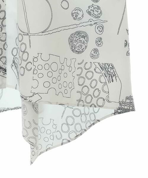 HIROKO BIS GRANDE / ヒロコビス グランデ シャツ・ブラウス | 【大きいサイズ】幾何学POPチュニックシャツ /洗濯機で洗える | 詳細1