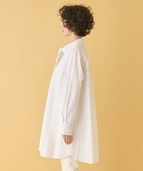 HIROKO BIS GRANDE / ヒロコビス グランデ シャツ・ブラウス | 【大きいサイズ】ボウネックチュニックシャツ /洗濯機で洗える | 詳細22