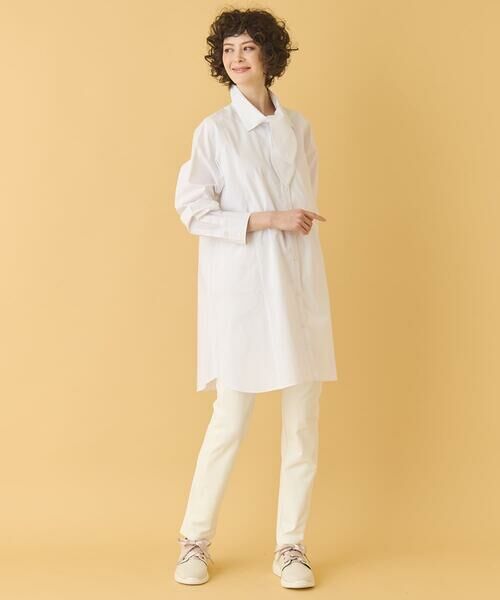 HIROKO BIS GRANDE / ヒロコビス グランデ シャツ・ブラウス | 【大きいサイズ】ボウネックチュニックシャツ /洗濯機で洗える | 詳細25