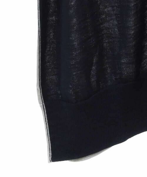 HIROKO BIS GRANDE / ヒロコビス グランデ ベスト | 【大きいサイズ】ホールガーメントリブニットジレ | 詳細8